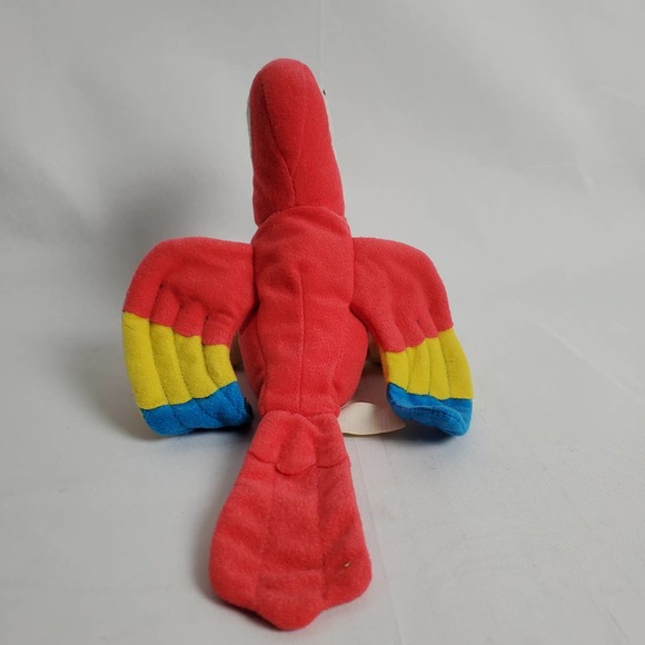 Disney Star Bean Waddleswoth Parrot Plush Bird 6" Stuffed Animal Beanbag - Picture 4 of 7